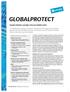 GLOBALPROTECT. Impede violações e protege a força de trabalho móvel