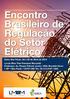 Encontro Brasileiro de Regulação do Setor Elétrico