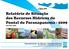 Relatório de Situação dos Recursos Hídricos do Pontal do Paranapanema