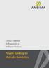 Código ANBIMA de Regulação e Melhores Práticas para Atividade de Private Banking no Mercado Doméstico CAPÍTULO I - PROPÓSITO E ABRANGÊNCIA