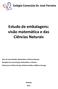 Colégio Cenecista Dr. José Ferreira Estudo de embalagens: visão matemática e das Ciências Naturais