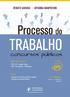 TRABALHO. Processo do. concursos públicos RENATO SARAIVA ARYANNA MANFREDINI. 12. a edição revista, atualizada e ampliada