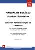 MANUAL DE ESTÁGIO SUPERVISIONADO