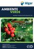 AMBIENTE VERDE. Newsletter Trimestral ALGAR Dezembro 2017