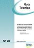 Nº 28 OS IMPACTOS DO NOVO REGIME FISCAL PARA O FINANCIAMENTO DO SISTEMA ÚNICO DE SAÚDE E PARA A EFETIVAÇÃO DO DIREITO À SAÚDE NO BRASIL