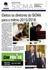 Eleitos os diretores do SICMA para o triênio 2015/2018