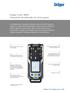 Dräger X-am 8000 Dispositivo de detecção de vários gases