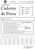 Caderno de Prova INSTRUÇÕES. Nutricionista. Cargo: