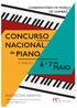 CONCURSO NACIONAL DE PIANO