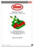 TRINCHA TRSL 90 Manual de Instruções e Catálogo de Peças. Vicon Máquinas Agricolas Ltda