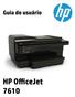 HP Officejet 7610 Wide Format e-all-in-one. Guia do usuário
