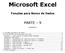 Microsoft Excel. Funções para Banco de Dados PARTE 9 SUMÁRIO