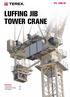 Luffing Jib Tower Crane