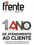 DE ATENDIMENTO AO CLIENTE