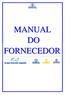MANUAL DO FORNECEDOR.