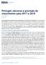 Portugal: eleva-se a previsão de crescimento para 2017 e 2018
