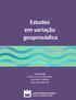 Estudos em variação geoprosódica