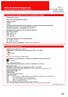 Ficha de dados de segurança Em conformidade com 1907/2006/CE, Artigo 31.º