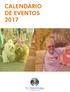CALENDÁRIO DE EVENTOS 2017