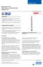 Sonda de nível. para óleos e combustíveis. Modelo LF-1. Medição de nível. Aplicações. Características especiais. Descrição