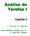 Análise de Tarefas I. Capítulo 3. HCI, Cap. 15, Alan Dix. Task-Centered UI Design, Cap. 1-2 C. Lewis and J. Rieman