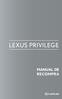LEXUS PRIVILEGE MANUAL DE RECOMPRA
