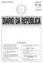I B SUMÁ RIO. Quinta-feira, 25 de Maio de 2000 Número 121 S É R I E. Presidência do Conselho de Ministros. Ministério das Finanças