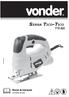 Serra Tico-Tico TTV 400. Manual de Instruções Leia antes de usar. Imagens Ilustrativas