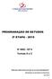 PROGRAMAÇÃO DE ESTUDOS 2ª ETAPA