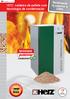 Rendimento. Portuguese / Português. ɳ superior a 106% HERZ, caldeira de pellets com tecnologia de condensação. novidade. condensation 10-60