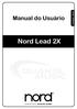Manual do Usuário. Nord Lead 2X