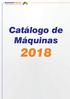 Catálogo de Máquinas 2018