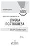 Mais de 500. Duda Nogueira. questões QUESTÕES COMENTADAS DE LÍNGUA PORTUGUESA. CESPE Cebraspe. 3 a. revista ampliada atualizada.