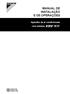 MANUAL DE INSTALAÇÃO EDEOPERAÇÕES