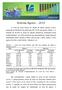 Boletim Agosto Tabela 1 - Custo da Cesta Básica (em R$) nas cidades de Ilhéus e Itabuna, 2015 Mês Ilhéus Itabuna Gasto Mensal R$
