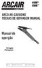 Manual de operção ARCO AR-CARBONO TOCHAS DE GOIVAGEM MANUAL K4000 K3000. Português (Portuguese)