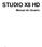 STUDIO X8 HD. Manual do Usuário