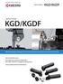 KGD/KGDF KGD/KGDF. Corte e Canal. Corte e Canal. Melhor Desempenho na Usinagem de Canal com Expansão da Linha de Quebra-Cavacos e Porta-Ferramentas