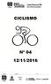 CICLISMO Nº 04 12/11/2016