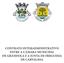 Contrato Interadministrativo entre a Câmara Municipal de Grândola e a Junta de Freguesia de carvalhal