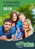 CATÁLOGO DE PRODUTOS 2018