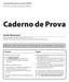 Caderno de Prova. Auxiliar Operacional. Companhia Melhoramentos da Capital (COMCAP) Edital de Concurso Público Simplificado n o 001/2007