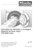 Instruções de utilização e montagem Máquina de lavar roupa PW 6080 Vario