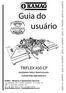 Guia do usuário TRIFLEX 450 CP ROÇADEIRA TRIPLA TRIARTICULADA COM SISTEMA SEMI ARRASTO