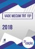 VADE MECUM TRT 15º. 2ª edição