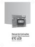 Manual de Instruções Controlador Digital Microprocessado ETC LCD