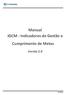 Manual IGCM - Indicadores de Gestão e Cumprimento de Metas