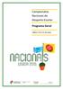 Campeonatos Nacionais do Desporto Escolar. Programa Geral. Lisboa 14 a 17 de maio