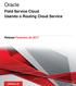 Oracle. Field Service Cloud Usando o Routing Cloud Service