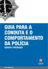 GUIA PARA A CONDUTA E O COMPORTAMENTO DA POLÍCIA SERVIR E PROTEGER FOLHETO